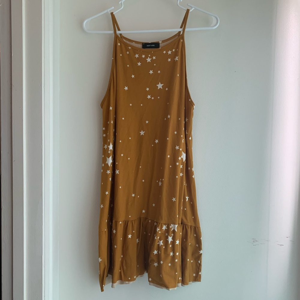 Yellow Mini Dress